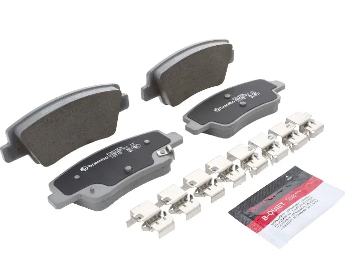P30152N – BREMBO Brake Pad, Ceramic Set Of 4 With Brake Lubricant/ Pad Wear Sensor/ Mounting Hardware